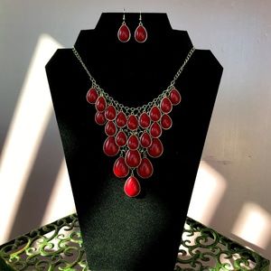 Statement Piece Necklace and Earrings
